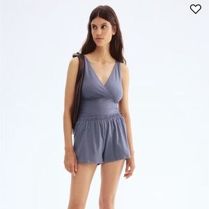 H&M MAMA COTTON NURSING TANK / size M / blue